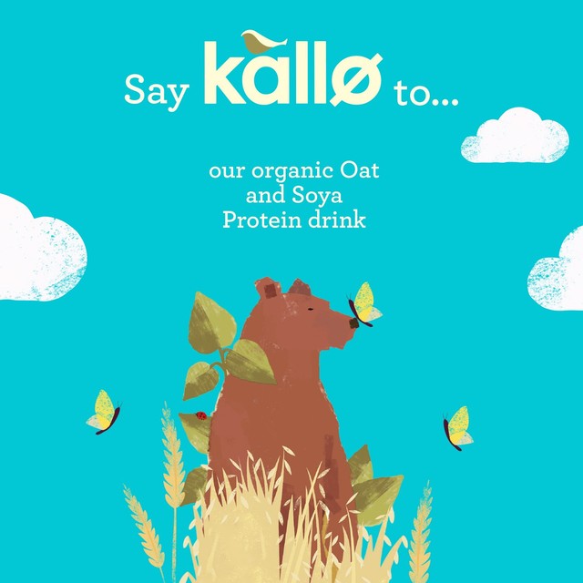Kallo Organic Oat and Soya Protein Drink 1L, UK version