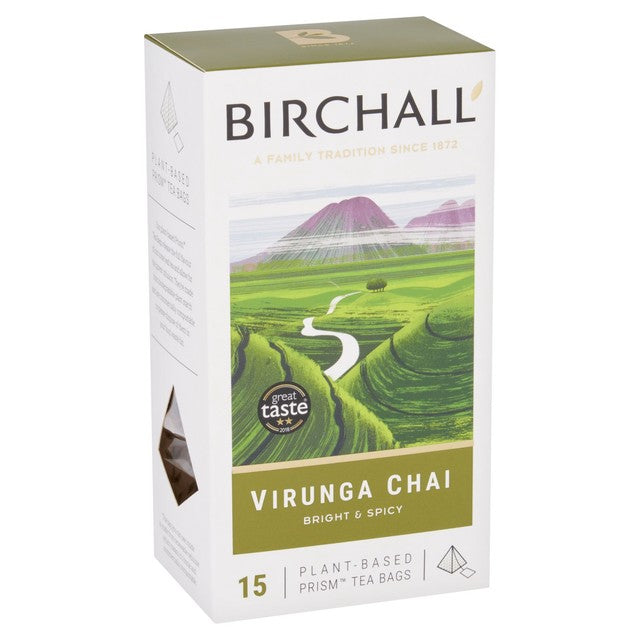 Birchall Tea Virunga Chai tea bags 15 bags - British product