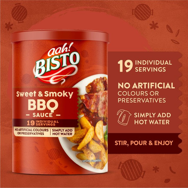 Bisto sweet smoky BBQ sauce mix, UK version