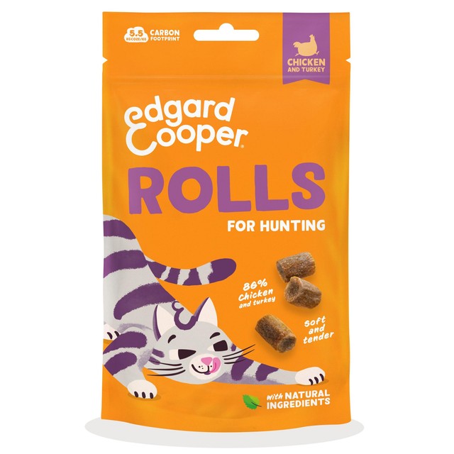 Edgard & Cooper chicken and turkey cat treats 45g - British product