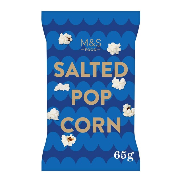 M&S salted popcorn 65g (British brand)