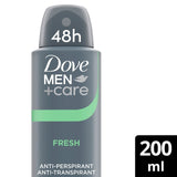 Dove Men+Care Fresh Anti-Perspirant Deodorant Aerosol 200ml