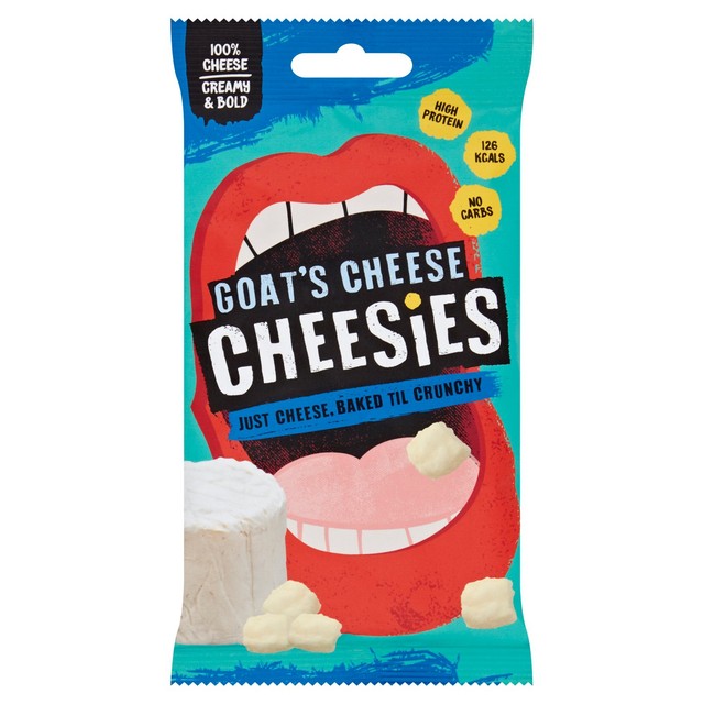 Cheesies Goats Cheese Crunchy Popped Cheese 20g - British product