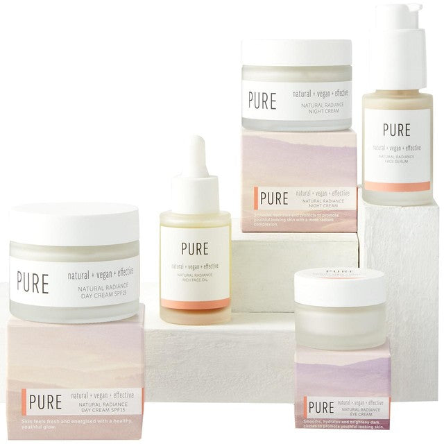 M&S Pure Natural Radiance Eye Cream 15ml, imported from the UK