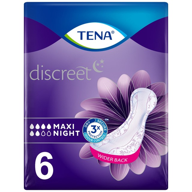 TENA Lady Maxi incontinence pads (British brand)