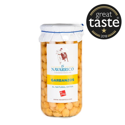 M&S Brindisa Navarrico Chickpeas Garbanzos Castellano Premium Spanish Chickpeas 700g- Buy online at McGrocer