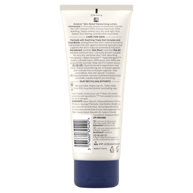 Aveeno Skin Relief moisturising body lotion (British brand)