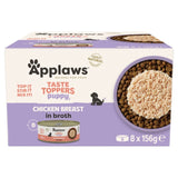 M&S Applaws Taste Toppers Puppy Chicken Food Topper 8 x 156g- Buy online at McGrocer