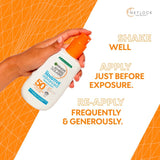 Garnier Ambre Solaire SPF50+ sensitive sun cream spray - British product
