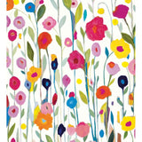 Woodmansterne floral blank greetings card 137mm x 148mm - British product