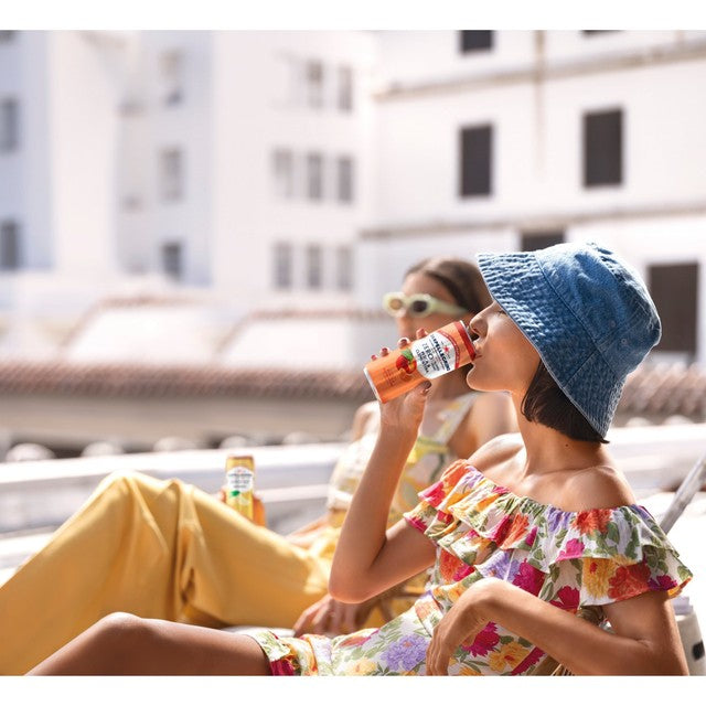 San Pellegrino Zero Peach Clementine sparkling drink 6x330ml (British brand)