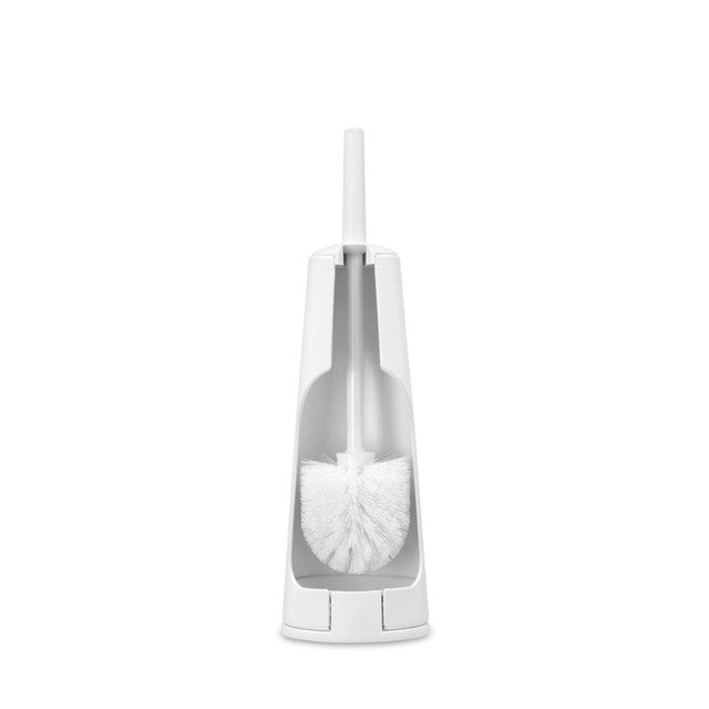 Brabantia white toilet brush set - British product