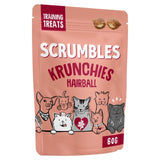 Scrumbles Anti Hairball Krunchies cat treats 60g (British brand)
