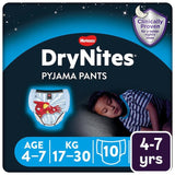 M&S DryNites Boys Pyjama Pants 4-7 Yrs (17-30kg) Nighttime Absorbent Underwear 10 Pack- Buy online at McGrocer