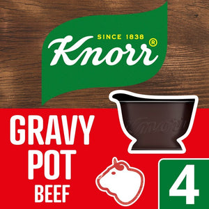 Knorr Concentrated Beef Gravy Pots 4 x 28g