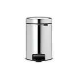 Brabantia Pedal Bin Brilliant Steel 3L - British product