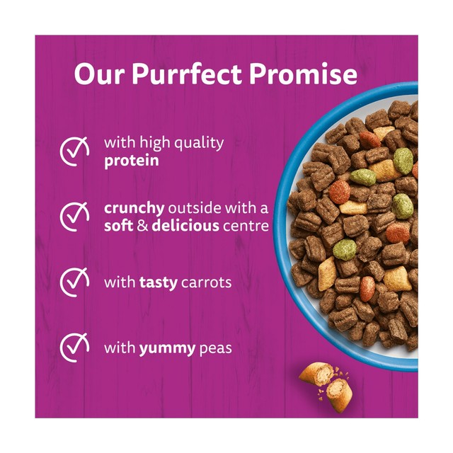 Whiskas dry cat food with tuna 2kg (British brand)