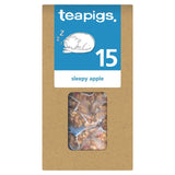 Teapigs Sleepy Apple herbal tea blend with 15 tea temples (British brand)