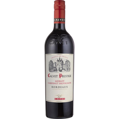 M&S Calvet Prestige Bordeaux Merlot Cabernet Sauvignon Red Wine 75cl- Buy online at McGrocer