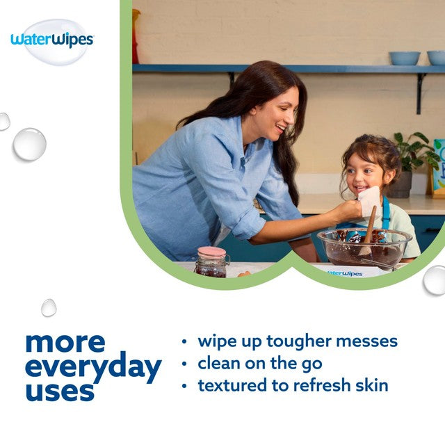 WaterWipes Sensitive Baby Wipes Plastic Free 60 Count (British brand)