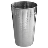 M&S Premier Housewares Tumbler Hammered Effect Nickel Finish Bathroom Tumbler 500ml- Buy online at McGrocer