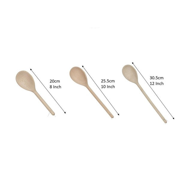 Tala beechwood spoons set of 3 (British brand)