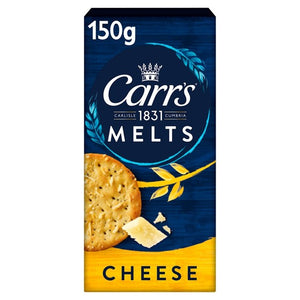 Carr's Melts Cheese Crackers Savoury Biscuits 150g