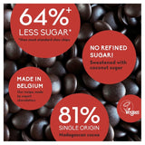 Nibble Protein dark Madagascan chocolate chips 160g, imported from the UK