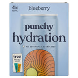 M&S Punchy Blueberry Hydration Sparkling Drink 4 x 330ml- Buy online at McGrocer