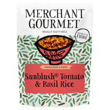 Merchant Gourmet SunBlush Tomato and Basil microwave rice 250g, imported from the UK