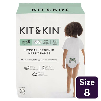 M&S Kit & Kin Hypoallergenic Disposable Nappy Pants Size 8 (19+kg)- Buy online at McGrocer