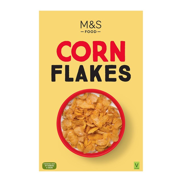 M&S corn flakes breakfast cereal 500g, imported from the UK