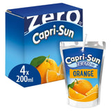 Capri Sun Orange Zero Kindersaftgetränk 4 x 200 ml