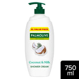 Palmolive Naturals Coconut Milk Shower Gel Body Wash Pump 750ml