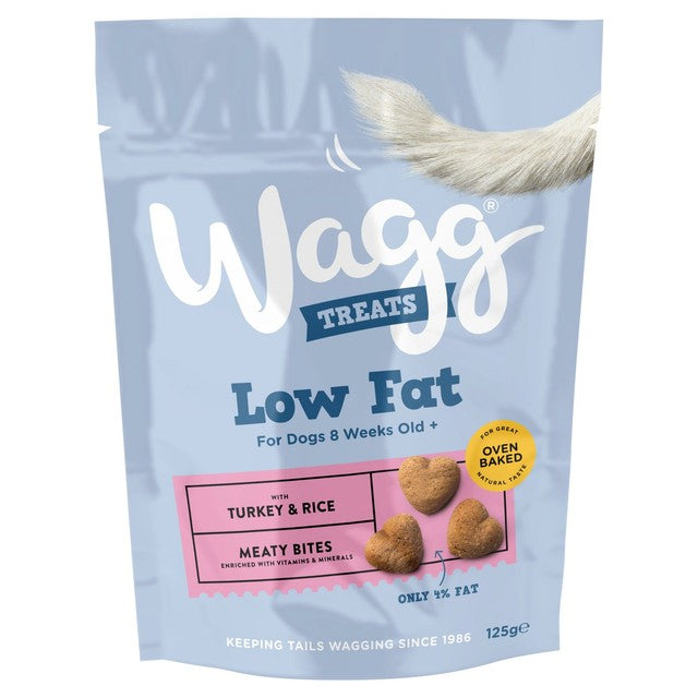 Wagg dog treats with turkey and rice 125g (British brand)