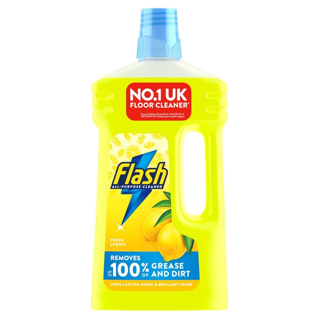 Flash Lemon Liquid Cleaner 1L - British product