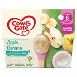 Cow & Gate apple banana baby food pots - British product