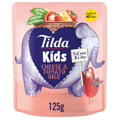 M&S Tilda Kids Cheese & Tomato Rice Microwavable Rice Pouch 125g- Buy online at McGrocer