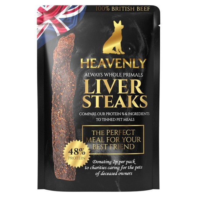 Heavenly Dog British Beef Liver Dog Meal 50g, UK version