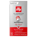 Illy Classico Espresso Capsules 10 capsules, UK version