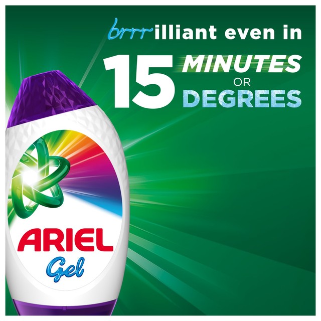 Ariel Colour Washing Liquid Gel Laundry Detergent 1.254L - British product