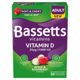 M&S Bassetts Vitamin D Apple & Raspberry Supplement Pastilles 30 per pack- Buy online at McGrocer