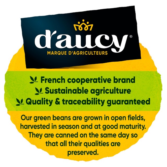 D'aucy cut green beans canned vegetables (British brand)