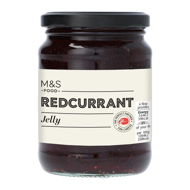 M&S redcurrant jelly 340g, imported from the UK