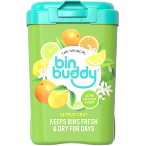 Bin Buddy Original Deodoriser Citrus Zest Bin Freshener 450g