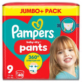 M&S Pampers Baby Dry Nappy Pants Size 9 Jumbo- Buy online at McGrocer