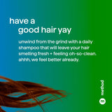 Method Daily Zen shampoo cucumber seaweed green tea (British brand)