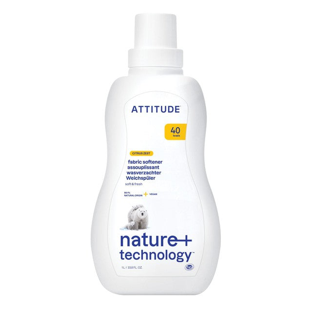 Attitude fabric softener Citrus Zest 1L - British product