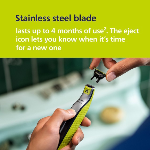 Philips OneBlade Face & Body electric shaver, imported from the UK