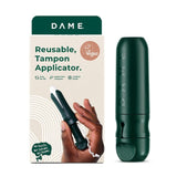 DAME reusable tampon applicator with 3 organic tampons - British product